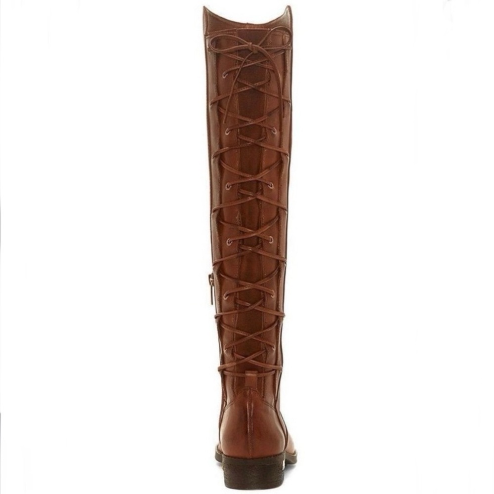 Vince Camuto Palenda Tall Lace-Up Riding Boots - Picture 3 of 11